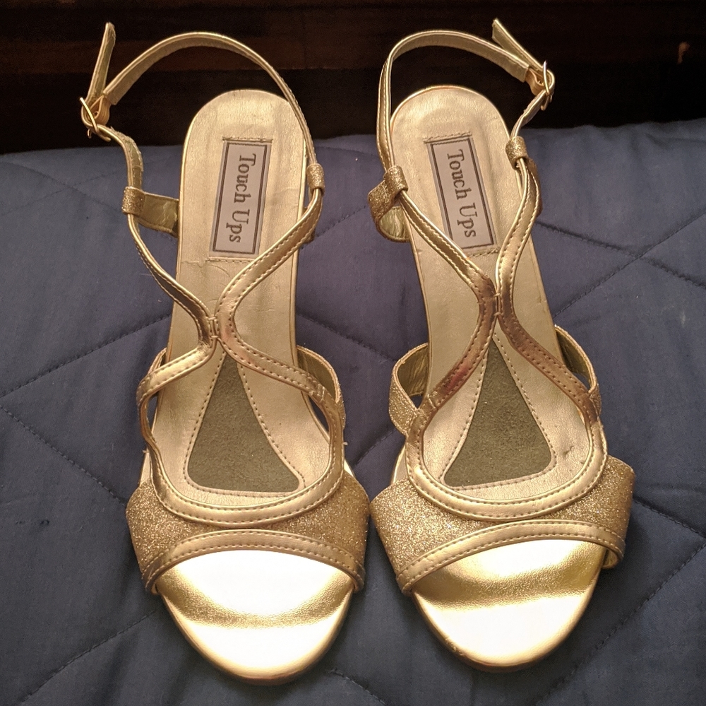 Gold heels
